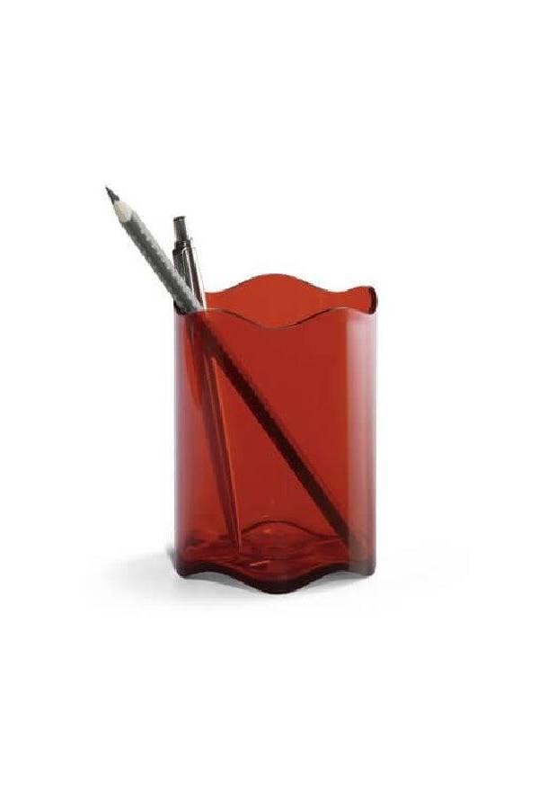 Durable Pen Holder Trend, Translucent Red