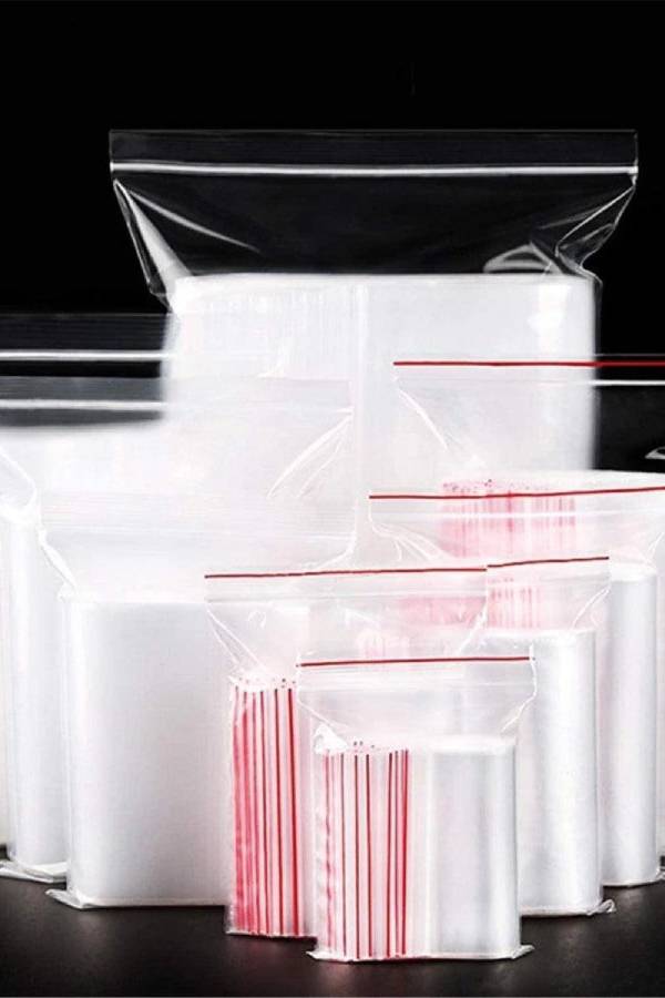 Plastic Zip Lock Bags Clear Poly 2 x 3 Inch (100pcs-pack)