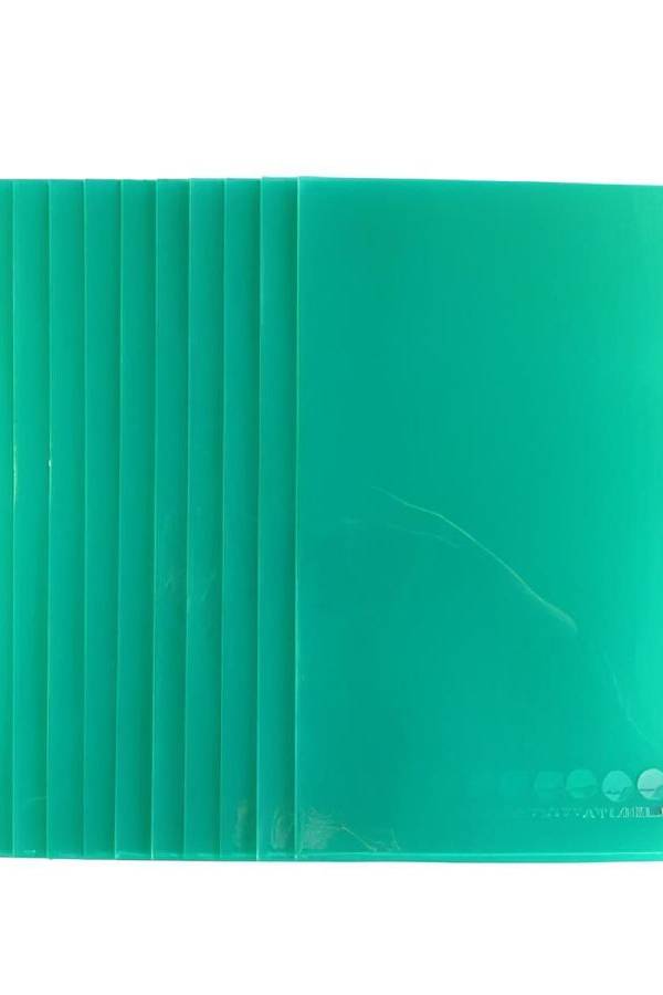 Atlas Clear L Folder A4, 12/pack, Green