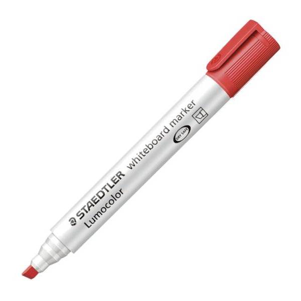 Staedtler Lumocolor White Board Marker Chisel Red