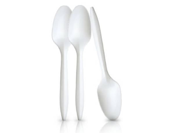 Plastic Spoon Big Disposable 50pcs-pack