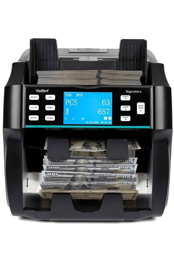 Kolibri Signature 2 Pocket Multi Currency Bill Counter & Sorter