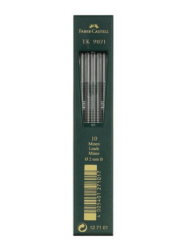 Faber Castell 2.0mm Leads HB, 10Pcs-Pack