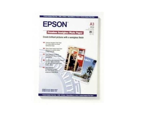 Epson C13S041334 A3 Premium Semigloss Photo Paper