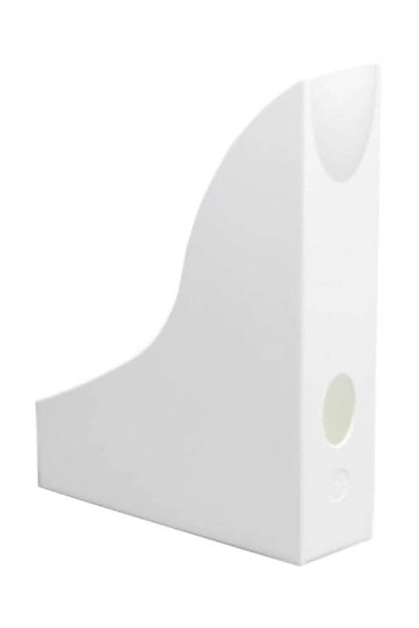 Durable Magazine Rack BASIC, White