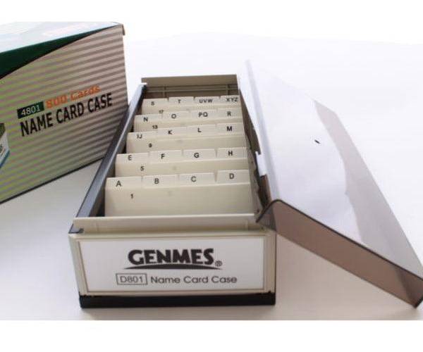 GENMES Business Card Case with A-Z Index, 800 Cards