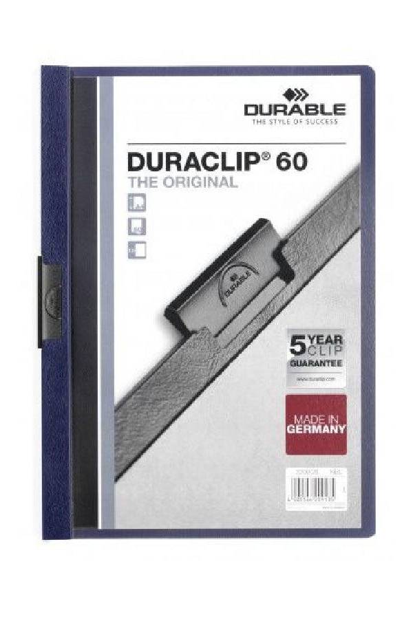 Durable Duraclip 60, A4, Dark Blue