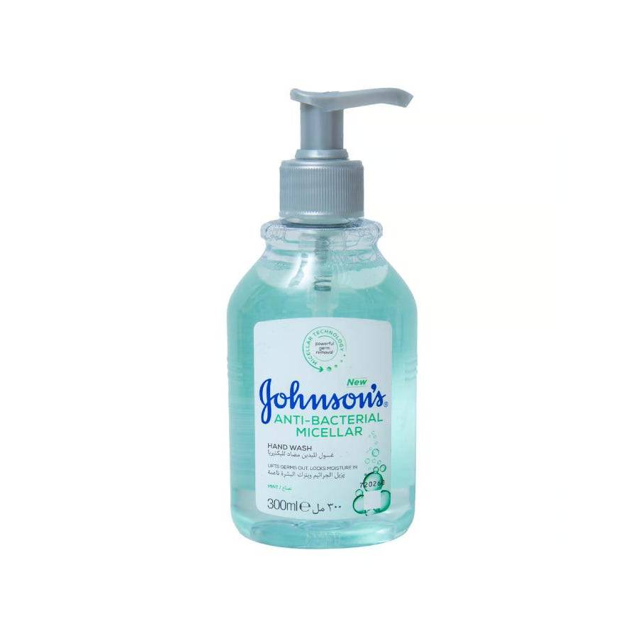Johnson's Anti-bacterial Micellar Hand Wash Mint 300ml