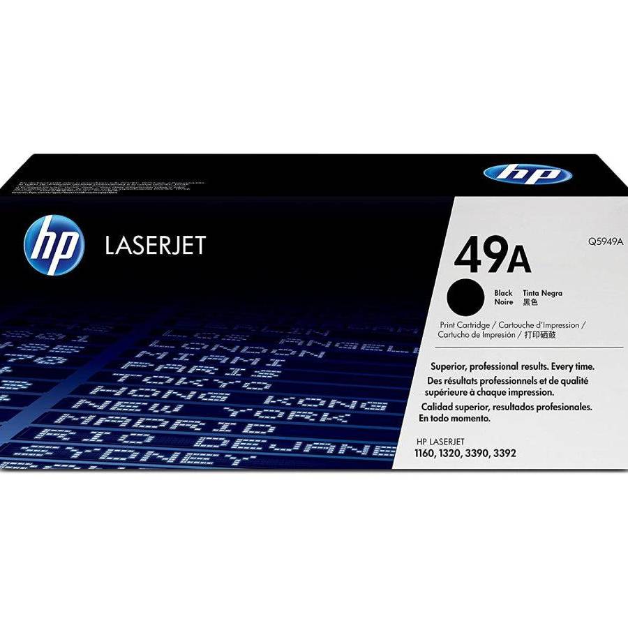 HP 49A Black LaserJet Toner Cartridge (Q5949A)