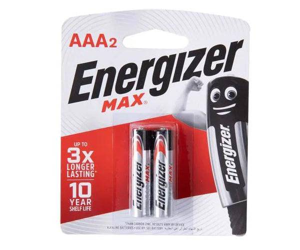 Energizer Alkaline Battery AAA 2pcs/pack