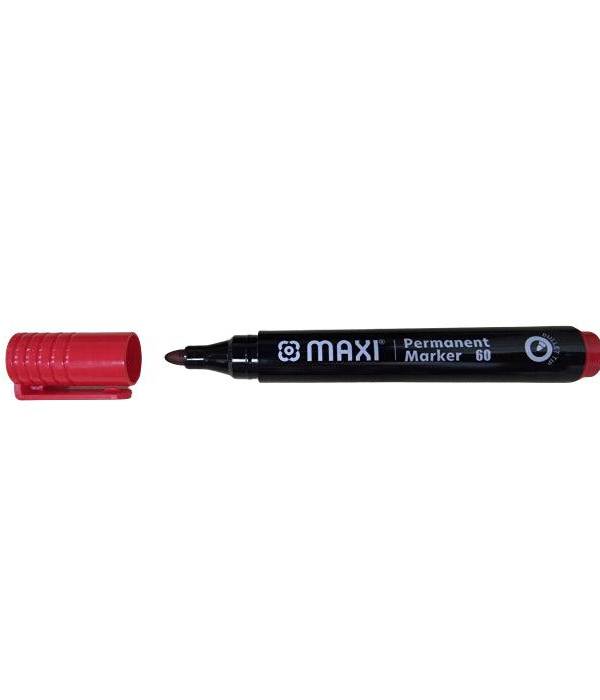 Maxi Permanent Marker Bullet Tip Red