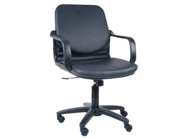Electra Low Back Chair, Fabric Black