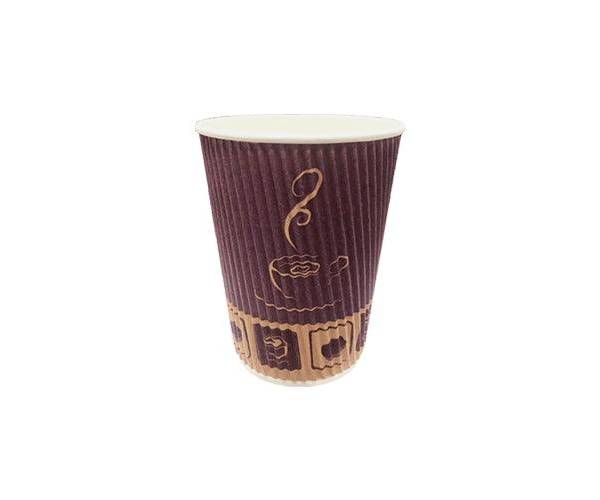 Rippled Paper Cup, 4oz. 25pcs-pack