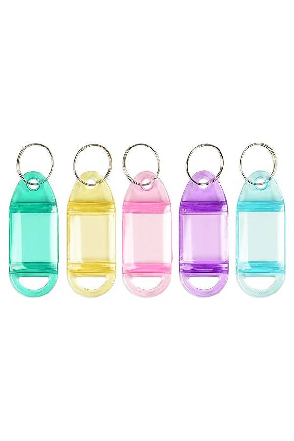 Plastic Key Rings, Assorted Colors, 25pcs/pack¬†