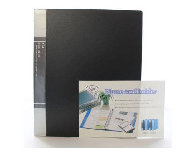 Deluxe Name Card Holder A4, 300 Cards, with Case
