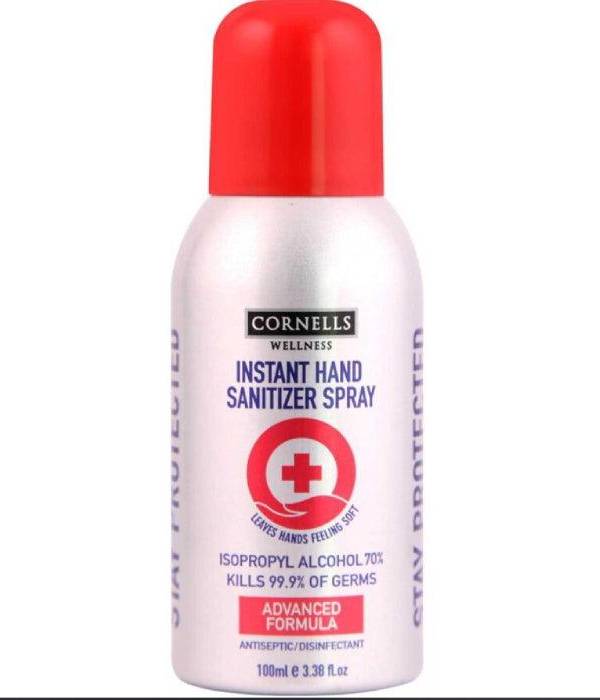 Cornells Instant Hand Sanitizer Spray 100ml