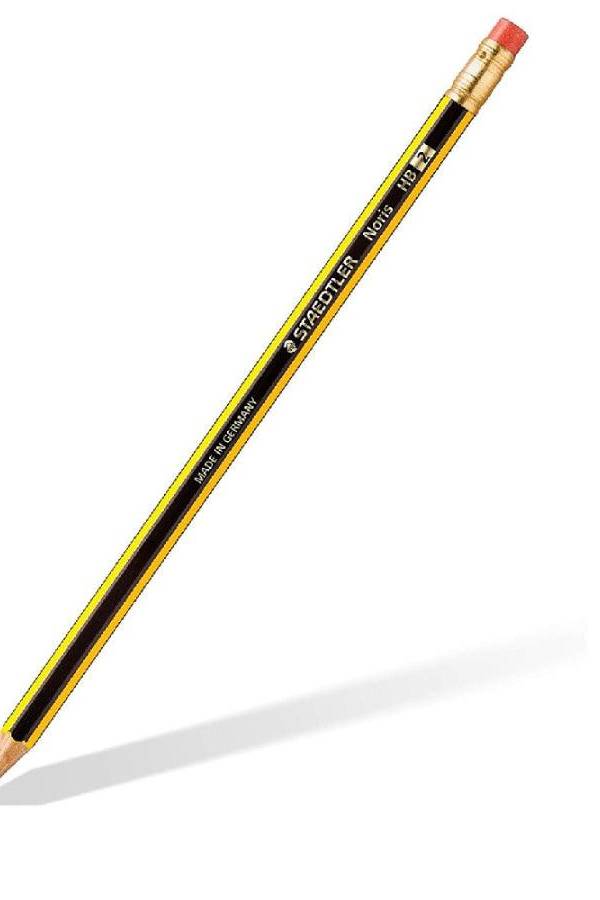 Staedtler Noris HB2 Pencil with Eraser Tip 12/box