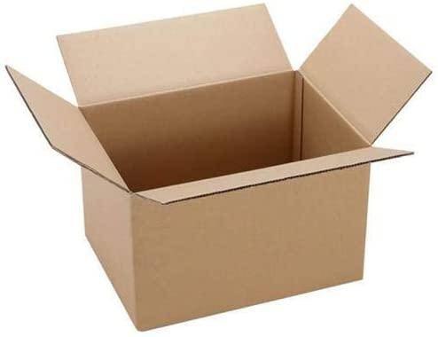 Corrugated Kraft Board Storage Box 55x55x70cm flat packed