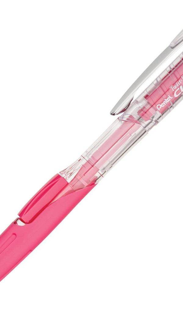 Pentel PD277T-P Twist Erase Click Mechanical Pencil – 0.7mm – Pink (12pcs/box)