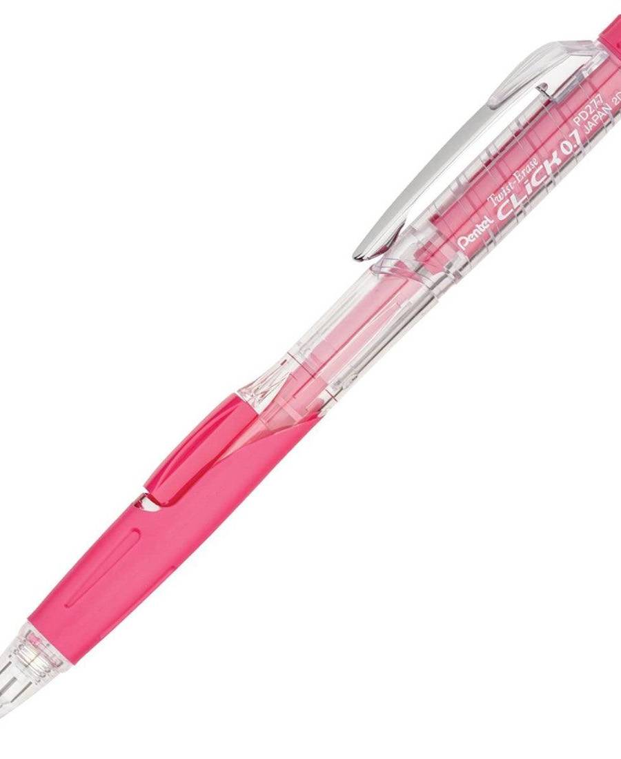 Pentel PD277T-P Twist Erase Click Mechanical Pencil – 0.7mm – Pink (12pcs/box)
