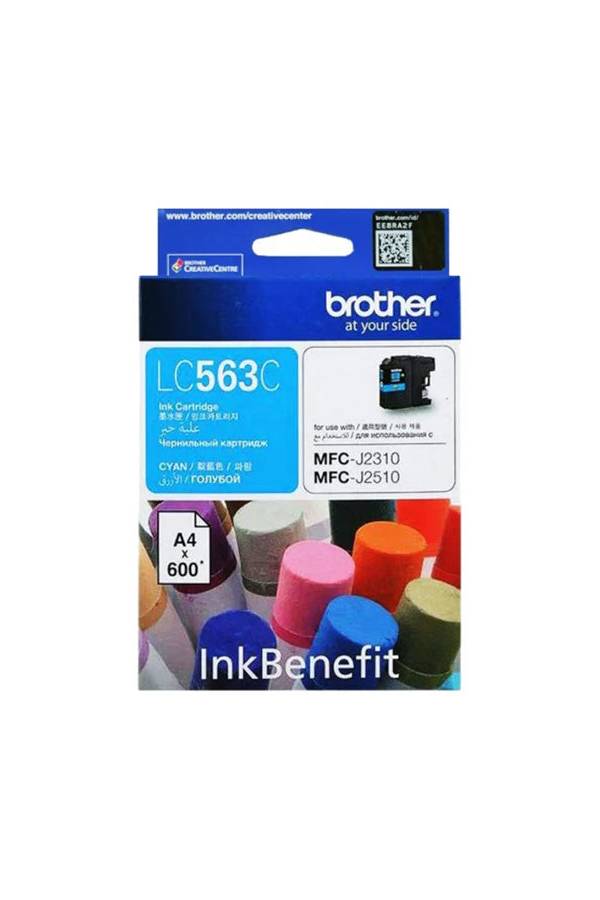 Brother LC563 High Yield Cyan Ink Cartridge (LC563C)