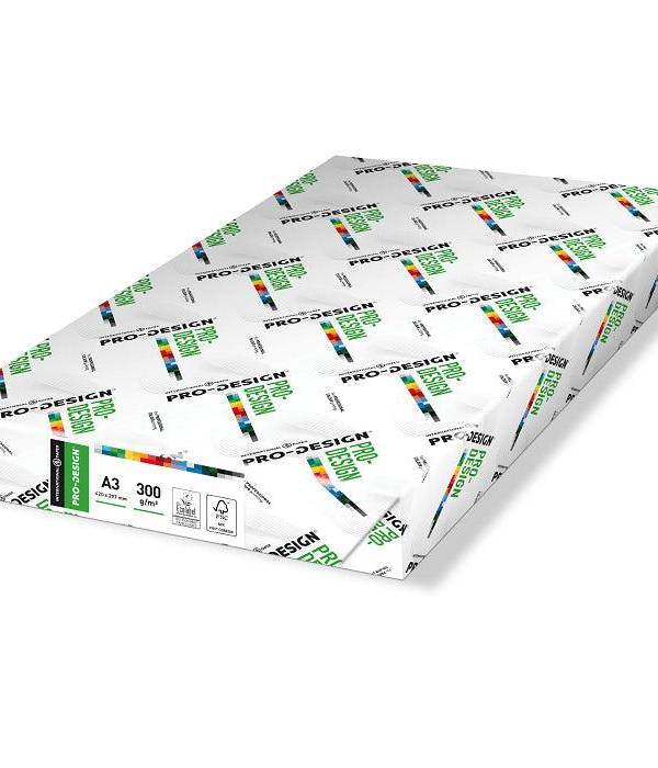 Pro Design Color Laser Copy Paper White A3 Size 300gsm 125sheets/ream