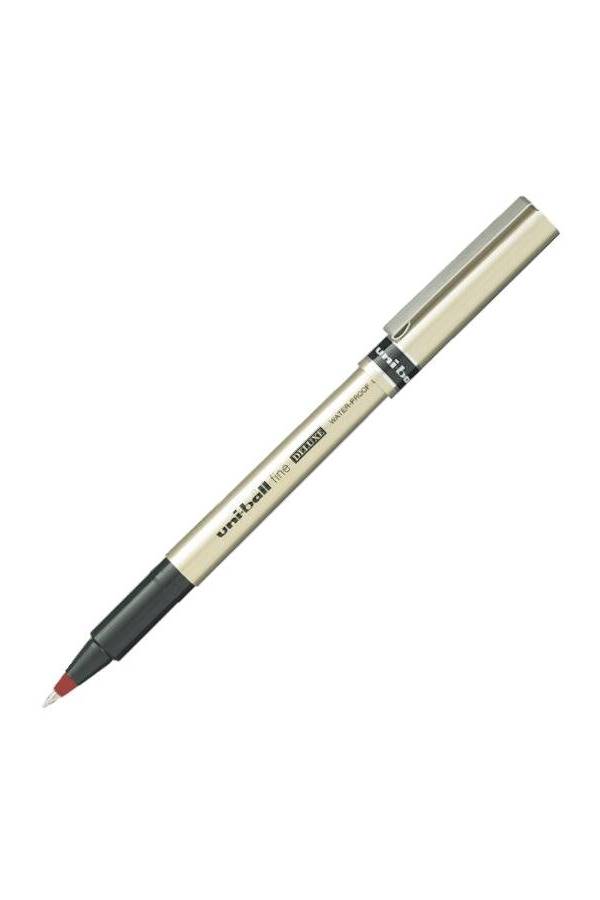 Uniball Fine Deluxe Roller Pen 0.7mm, Red