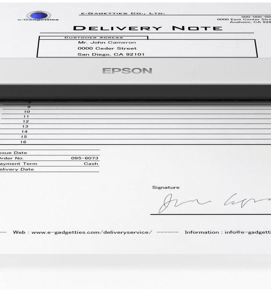 Epson WorkForce DS-70 Mobile Business Scanner