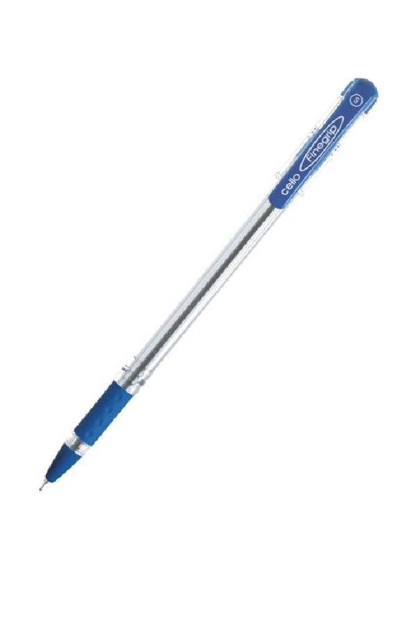 Cello Pen Fine Grip, 12-box, Blue