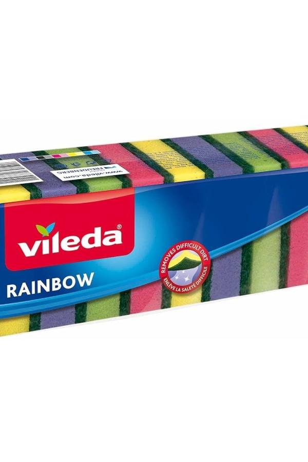 Rainbow Color Household Sponges 10pcs-pack