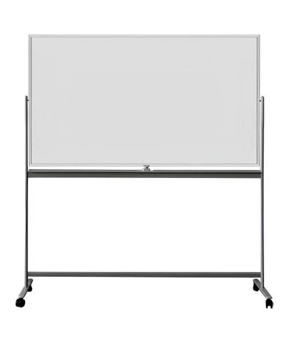 Double Sided Magnetic Whiteboard With Metal Stand & Wheels 900mm x 1500mm (90cm x 150cm)