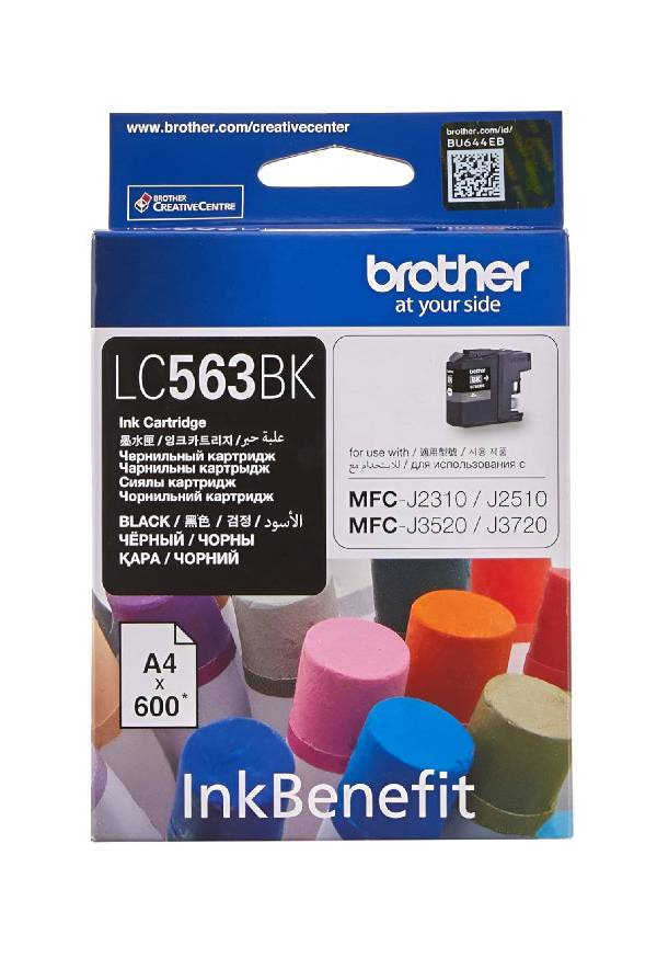 Brother LC563 High Yield Black Ink Cartridge (LC-563BK)