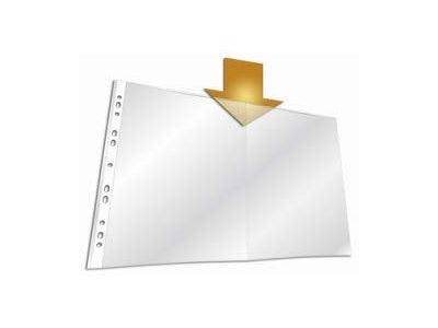Durable 2670 Punched Pockets, A3, Landscape, Top Side Open, 50-Pack