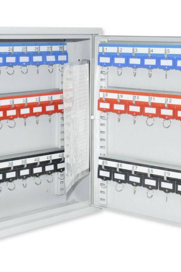 Metal Key Cabinet – 42 Keys Capacity (FSKCTS42)