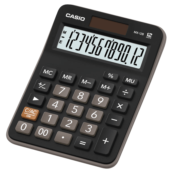 Casio MX-12B, 12 Digits, Desk Calculator