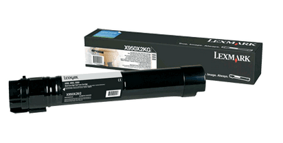 Lexmark X950X2KG Black Extra High Yield Print Cartridge