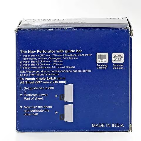 Maxi 520 2 Holes Puncher Black