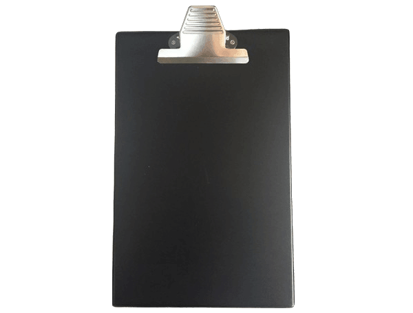 PVC Heavy Duty Board with Jumbo Clip A4, Black