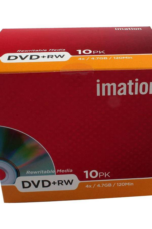Imation DVD +RW 4.7GB Showbox (10 Packs)
