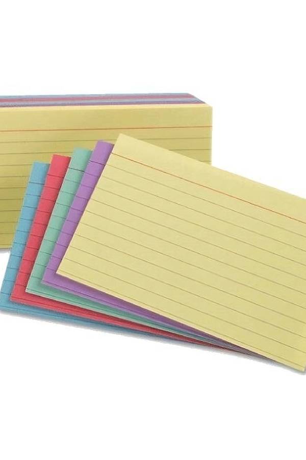 Index Cards 3 x 5″ 160gsm, 100sheets-pack, Colored