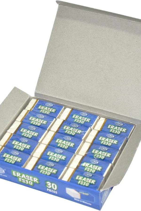 FS-30 Eraser – White, (Box of 30)