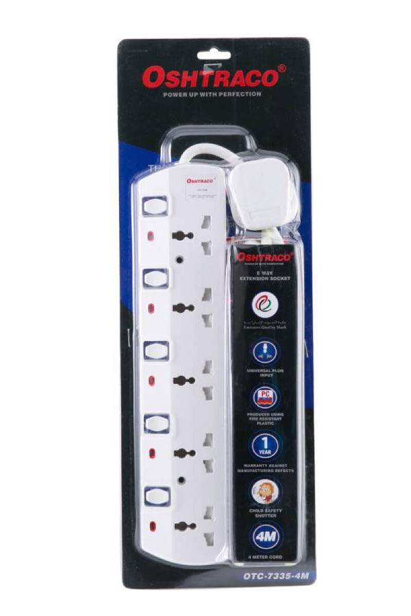 Oshtraco 5 Way Power Board 4 Meters