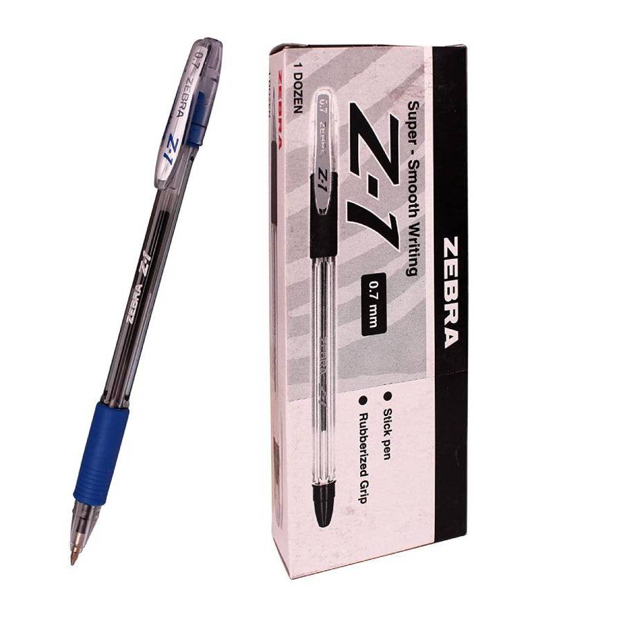 Zebra Z-1 Ballpoint Pen 0.7mm – Blue, 12pcs/pack