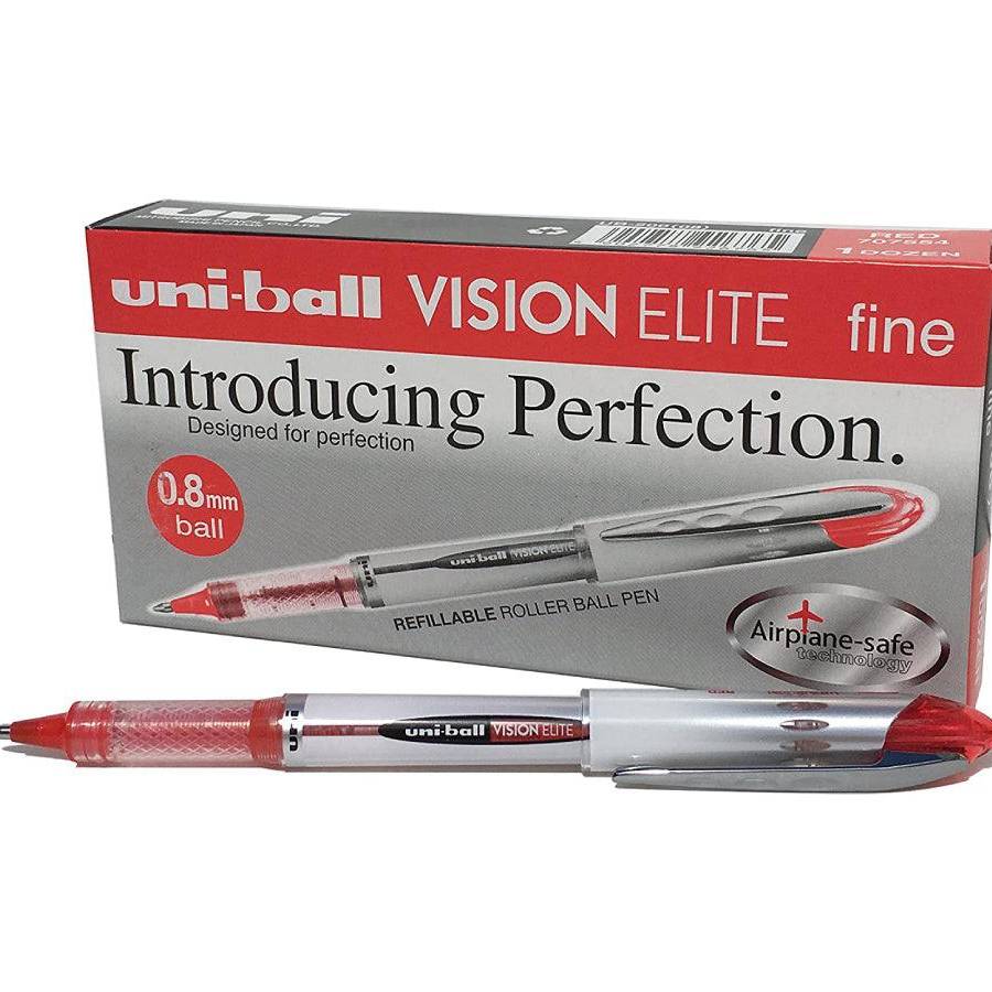 Uni-Ball UB200 Vision Elite Pen Red 12pcs/pack