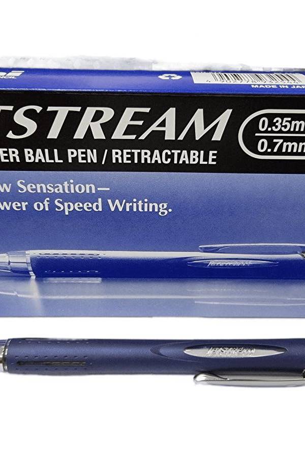 Uni-ball SXN217 Jetstream Pen – Black, (Pack of 12)