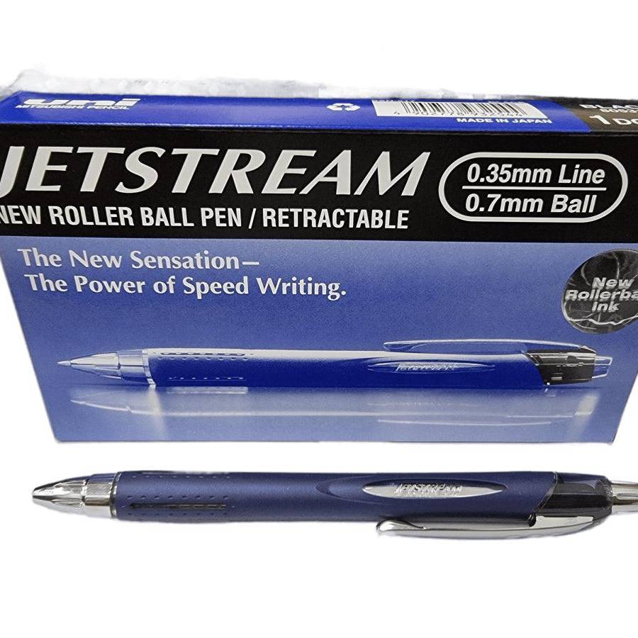 Uni-ball SXN217 Jetstream Pen – Black, (Pack of 12)
