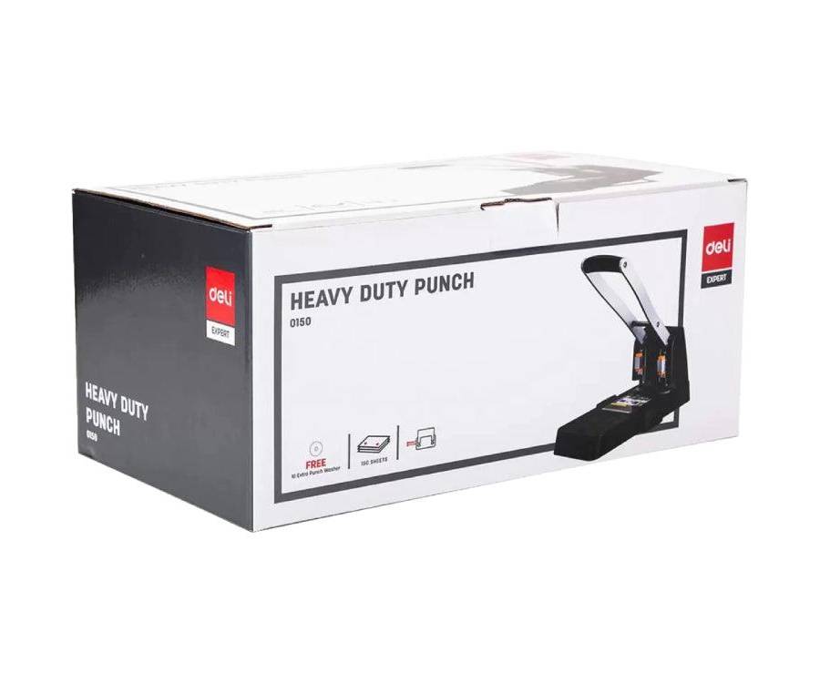 Deli 2 Holes Puncher No. 0150, 150 Sheets Capacity