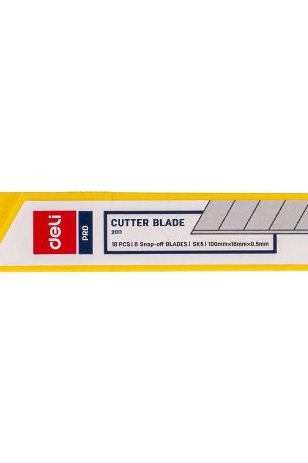 DELI 2011 Cutter Blades, SK5-100mmx18x0.5mm