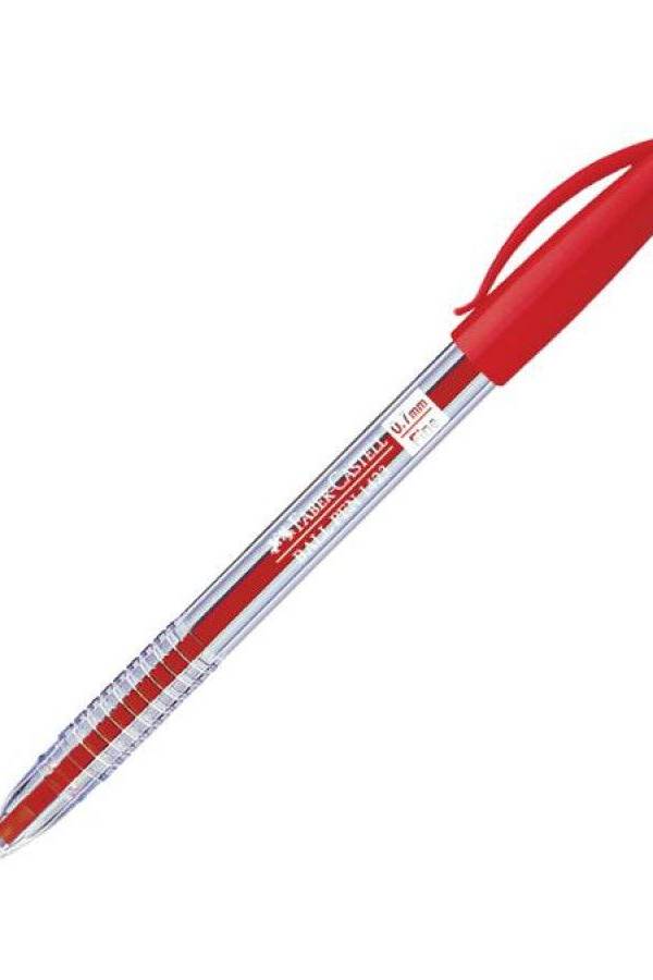 Faber Castell 1423 Ballpen Red 0.7mm 50pcs/box