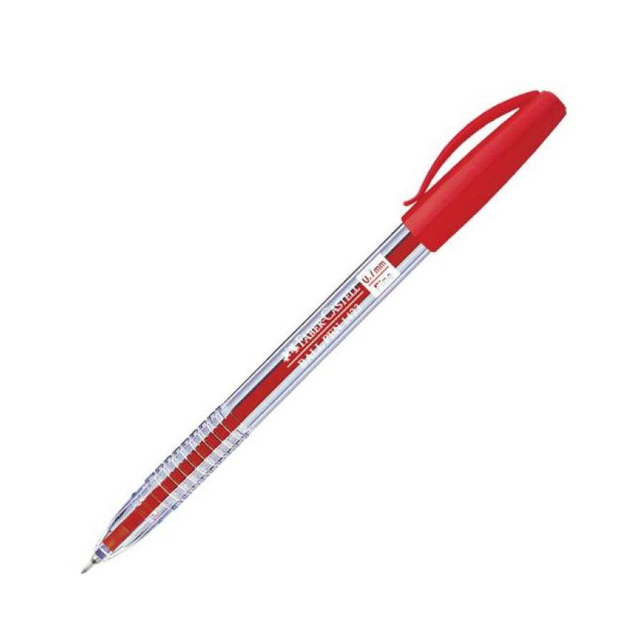 Faber Castell 1423 Ballpen Red 0.7mm 50pcs/box